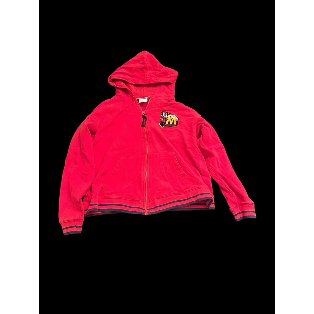 Minnie Mouse Disneyland Children's Hooded  Coat Jacket Large 10/12‎ See Last Pic